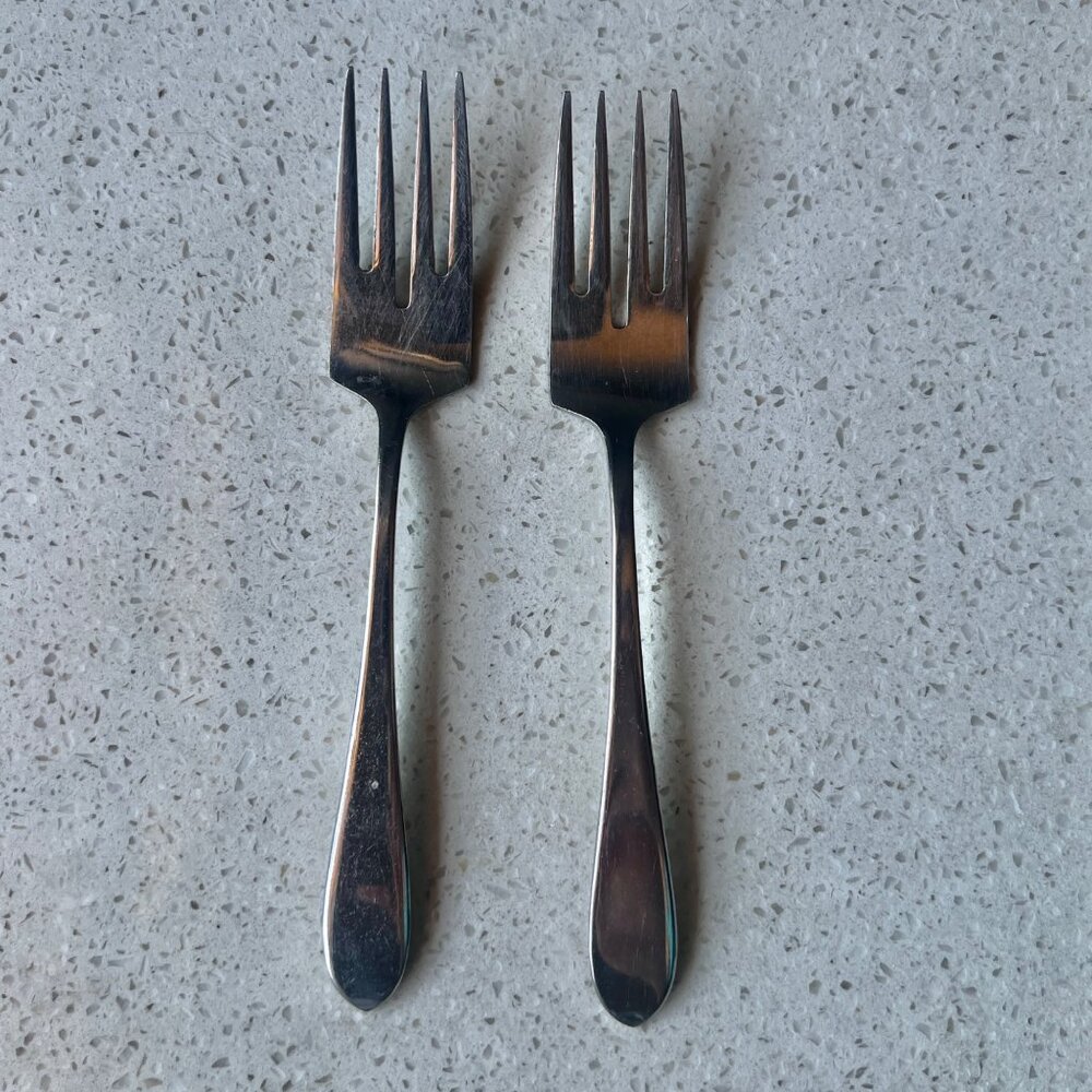 The Cellar Stainless Steel Forks 6.5" Japan Set of 2 Minimalist Design